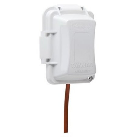 RACOORPORATED Electrical Box Cover, 1 Gang, Polycarbonate, In-Use MM420W